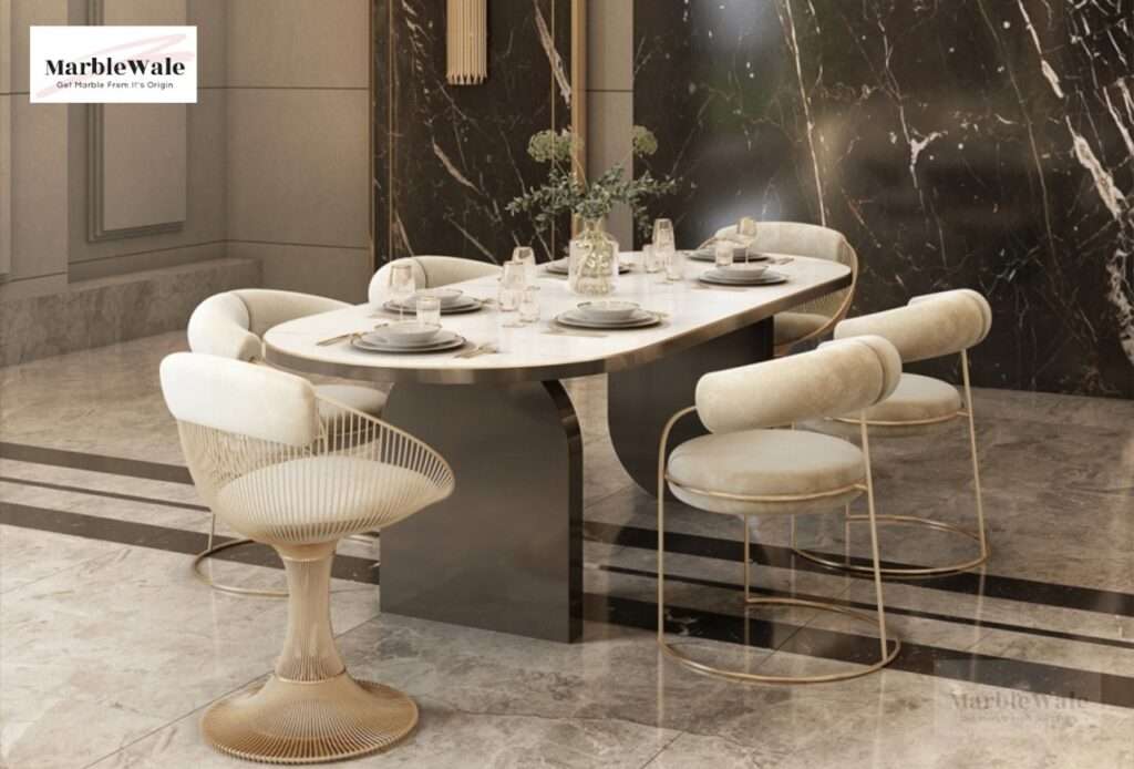 Elevating a Space with Marble Dining Tables